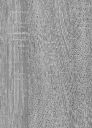 Boekenkast 100X33X70,5 Cm Hout En Staal Eikenkleur Grijs Sonoma