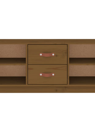 Tv-Meubel 100X34X40 Cm Massief Grenenhout