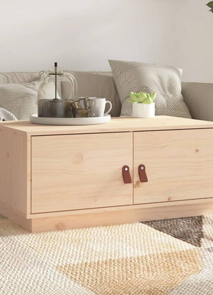 Salontafel 80X50X35 Cm Massief Grenenhout
