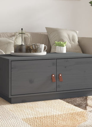 Salontafel 80X50X35 Cm Massief Grenenhout