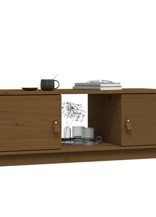 Salontafel 100X50X35 Cm Massief Grenenhout