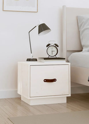 Nachtkastje 40X34X35 Cm Massief Grenenhout