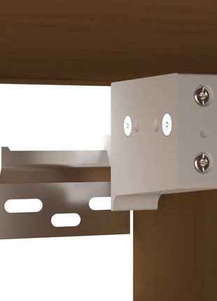 Wandkast 80X30X30 Cm Massief Grenenhout