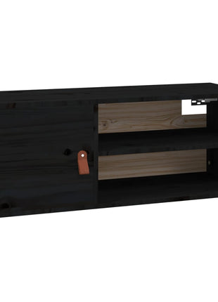 Wandkast 80X30X30 Cm Massief Grenenhout