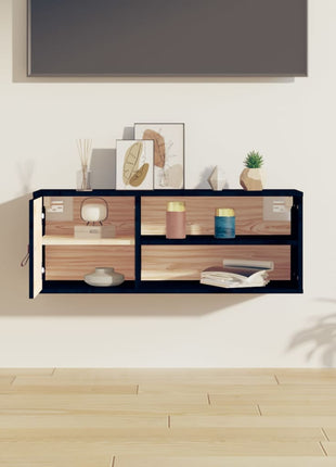 Wandkast 80X30X30 Cm Massief Grenenhout