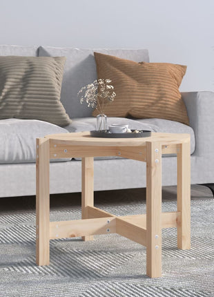 Salontafel Ø 42,5X45 Cm Massief Grenenhout