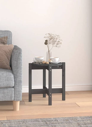 Salontafel Ø 42,5X45 Cm Massief Grenenhout