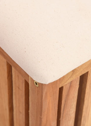 Badkamerkruk 40,5X40X52 Cm Massief Walnotenhout