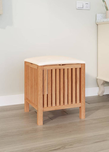 Badkamerkruk 40,5X40X52 Cm Massief Walnotenhout