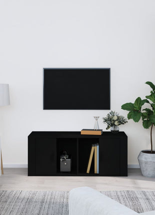 Tv-Meubel 100X35X40 Cm Bewerkt Hout Eikenkleurig
