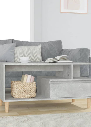 Salontafel 90X49X45 Cm Bewerkt Hout Bruineiken