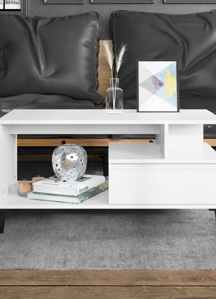 Salontafel 90X49X45 Cm Bewerkt Hout Bruineiken