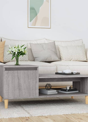 Salontafel 100X50X45 Cm Bewerkt Hout
