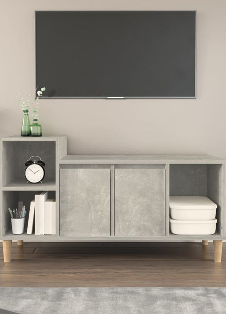 Tv-Meubel 100X35X55 Cm Bewerkt Hout