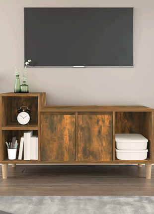 Tv-Meubel 100X35X55 Cm Bewerkt Hout