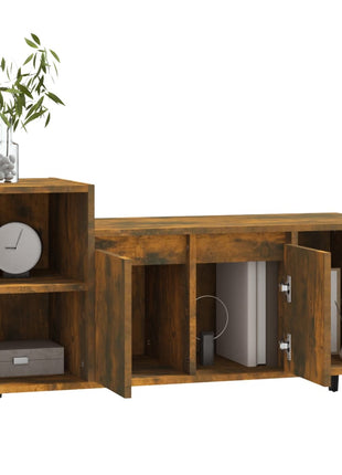 Tv-Meubel 100X35X55 Cm Bewerkt Hout Kleurig