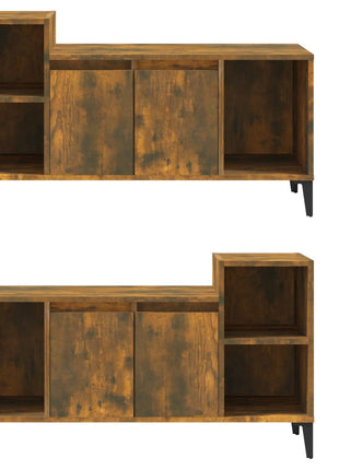 Tv-Meubel 100X35X55 Cm Bewerkt Hout Kleurig