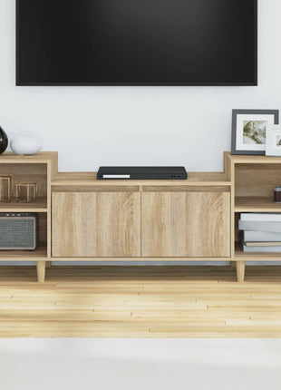Tv-Meubel 160X35X55 Cm Bewerkt Hout Kleurig