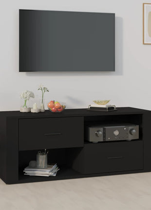 Tv-Meubel 100X35X40 Cm Bewerkt Hout Kleurig