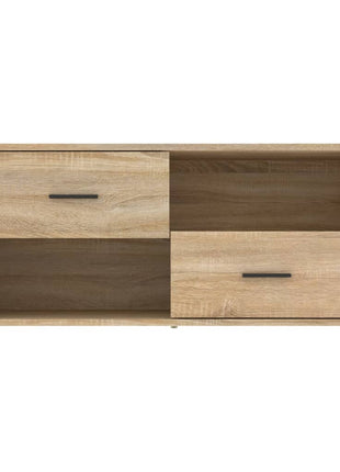 Tv-Meubel 100X35X40 Cm Bewerkt Hout Kleurig