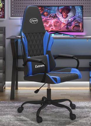 Gamestoel Kunstleer Zwart En