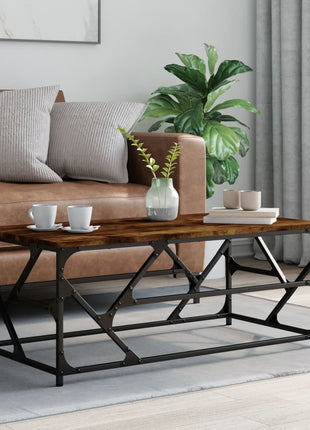 Salontafel Bewerkt Hout Eikenkleurig