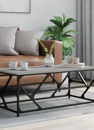 Salontafel Bewerkt Hout Eikenkleurig