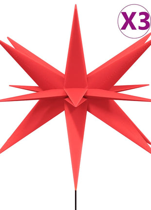Kerstlampen Met Grondpin En Led's 3 St 35 Cm