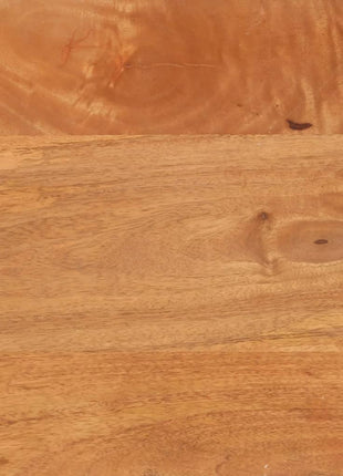 Salontafel 80X50X40 Cm Massief Mangohout Bruin En Zwart