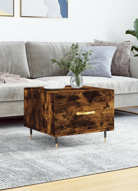 Salontafel 50X50X40 Cm Bewerkt Hout