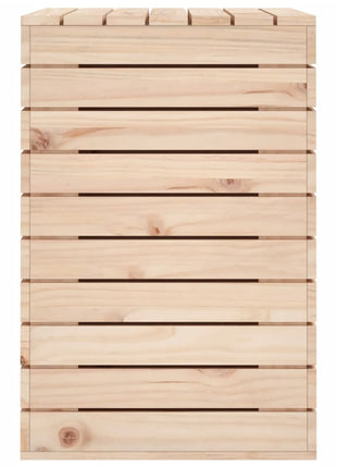 Wasmand 88,5x44x66 cm massief grenenhout
