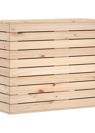 Wasmand 88,5x44x66 cm massief grenenhout