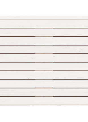 Wasmand 88,5x44x66 cm massief grenenhout wit