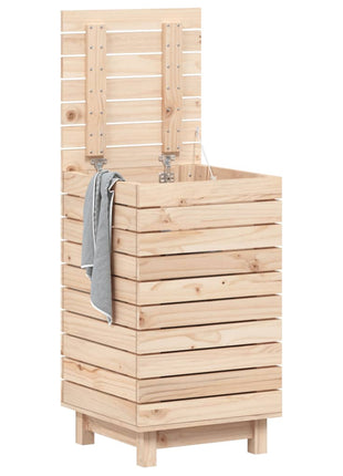 Wasmand 44x44x76 cm massief grenenhout