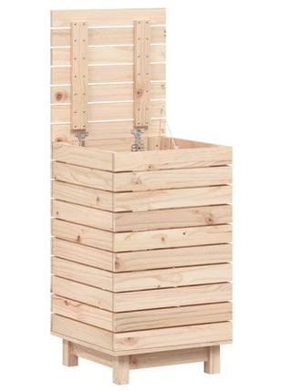 Wasmand 44x44x76 cm massief grenenhout