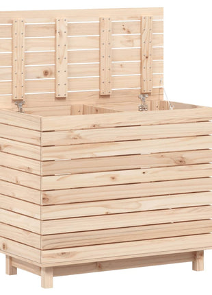 Wasmand 88,5x44x76 cm massief grenenhout