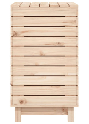 Wasmand 88,5x44x76 cm massief grenenhout