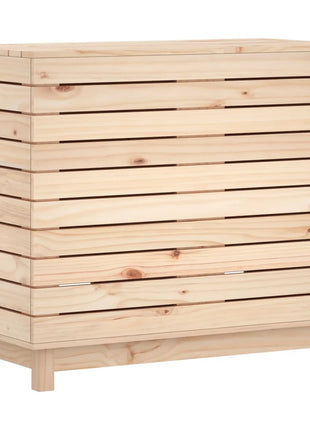 Wasmand 88,5x44x76 cm massief grenenhout