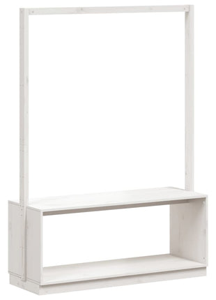 Kledingrek Schoenenkast 113X40X157,5 Cm Massief Grenenhout