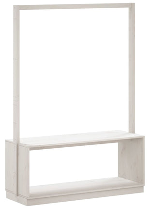 Kledingrek Schoenenkast 113X40X157,5 Cm Massief Grenenhout
