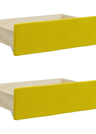 Bedlades 2 St Bewerkt Hout En Fluweel