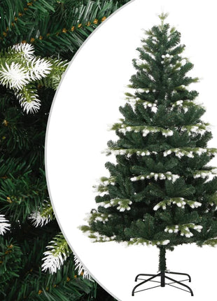 Kunstkerstboom Met Scharnieren En Sneeuw