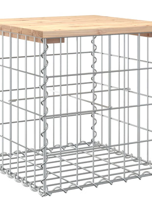 Tuinbank schanskorfontwerp 43x44x42 cm massief grenenhout