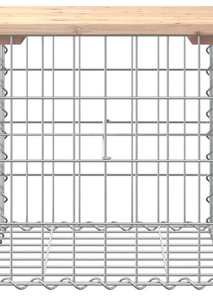 Tuinbank schanskorfontwerp 43x44x42 cm massief grenenhout