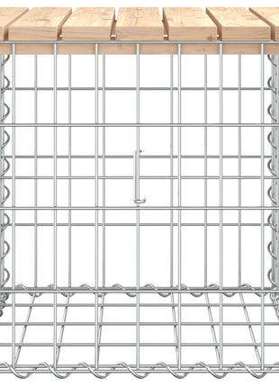 Tuinbank schanskorfontwerp 43x44x42 cm massief grenenhout
