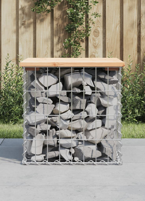 Tuinbank schanskorfontwerp 43x44x42 cm massief grenenhout
