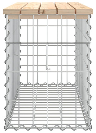 Tuinbank schanskorfontwerp 83x31,5x42 cm massief grenenhout