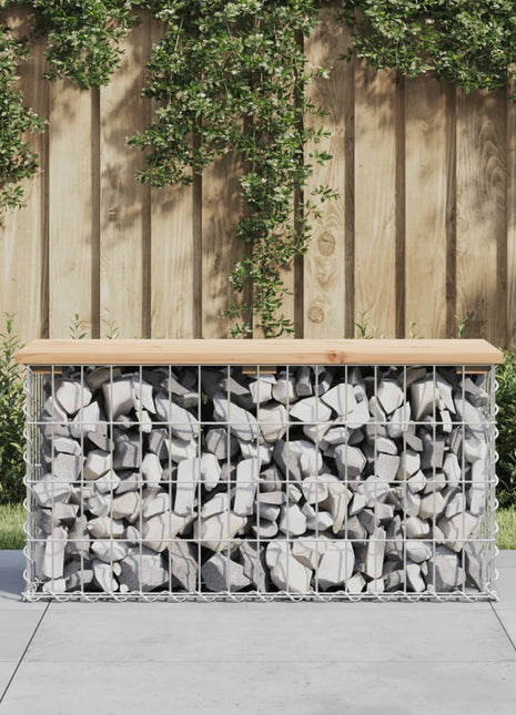 Tuinbank schanskorfontwerp 83x31,5x42 cm massief grenenhout