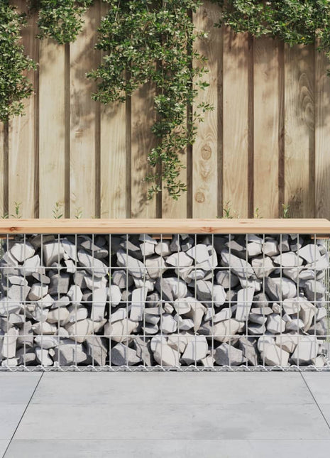 Tuinbank schanskorfontwerp 103x31,5x42 cm massief grenenhout