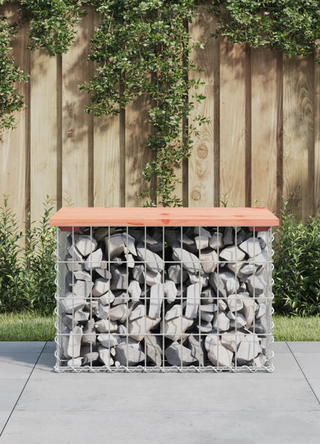 Tuinbank schanskorfontwerp 63x44x42 cm massief douglashout